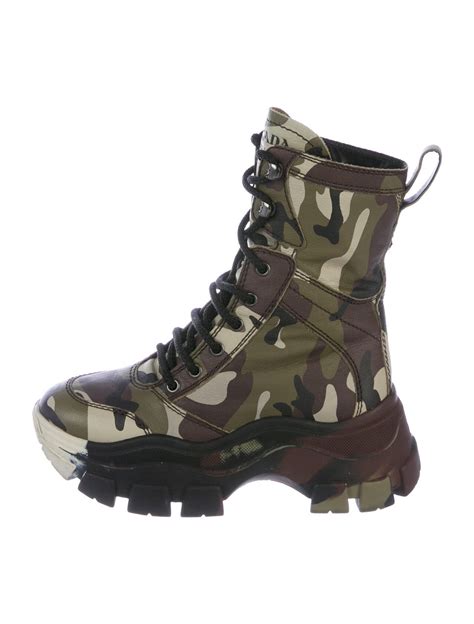 prada mens boots camo|Prada men's boots sale.